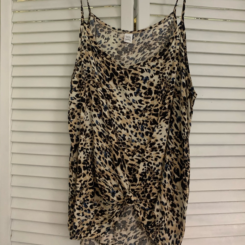Cheetah top - worn once!